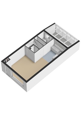 Plattegrond - Schoofstraat 24, 1446 DD Purmerend - Schoofstraat 24_Begane grond_3D.jpg